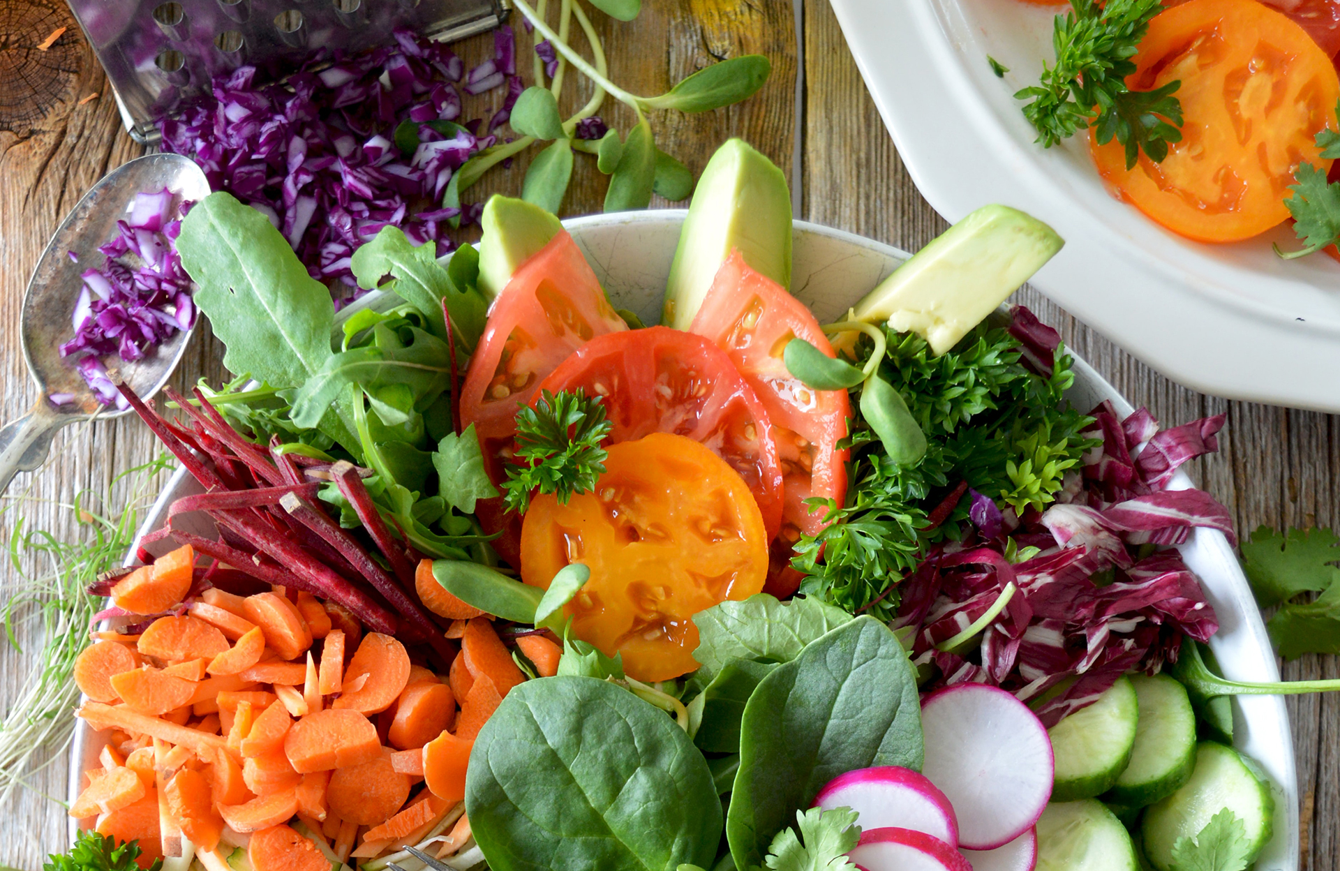 Fresh vegetables in a bowl